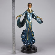 Erté Bronze Ecstasy - Art Deco Bronze Sculpture - Romain de Tirtoff Bronze Sculpture Figure - Hickmet Fine Arts