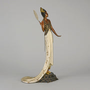Erté Bronze Sculpture Fedora - Hickmet Fine Arts