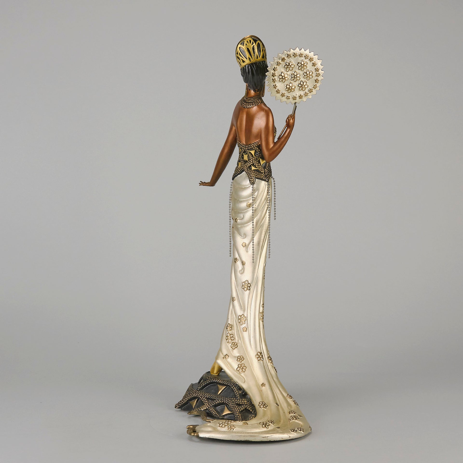 Erté Bronze Sculpture Fedora - Hickmet Fine Arts