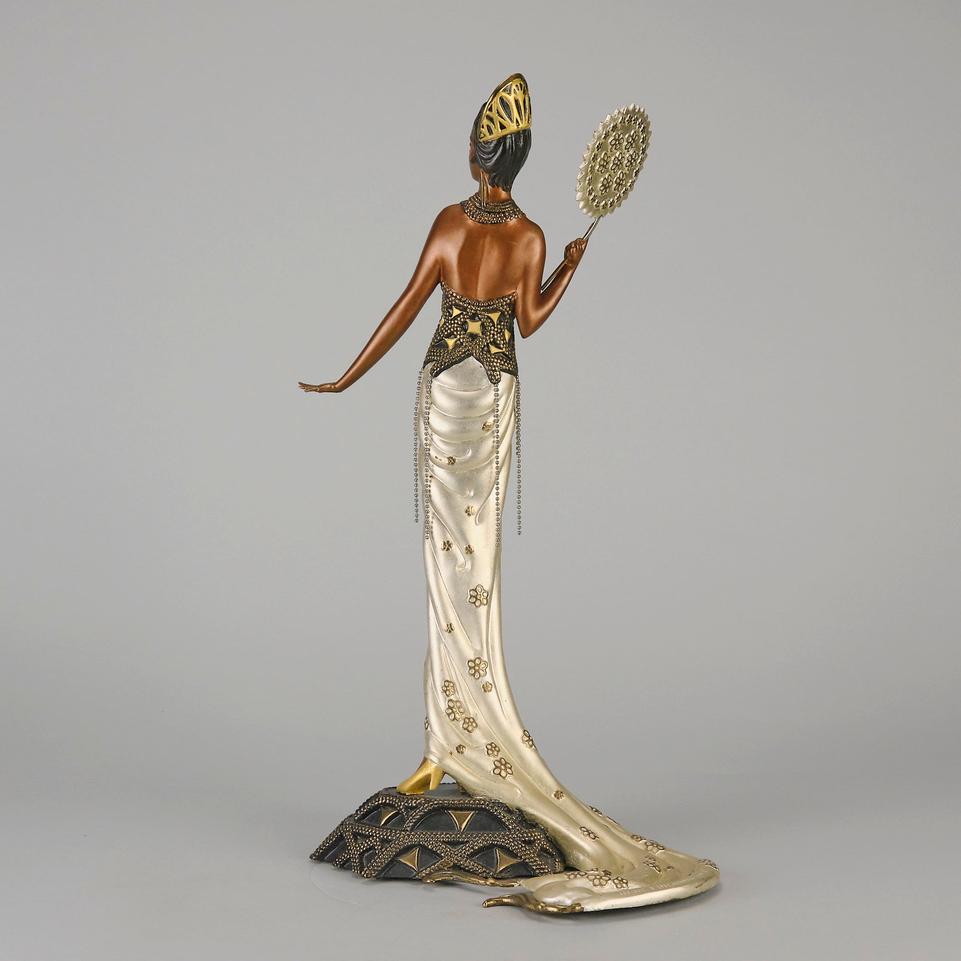Erté Bronze Sculpture Fedora - Hickmet Fine Arts