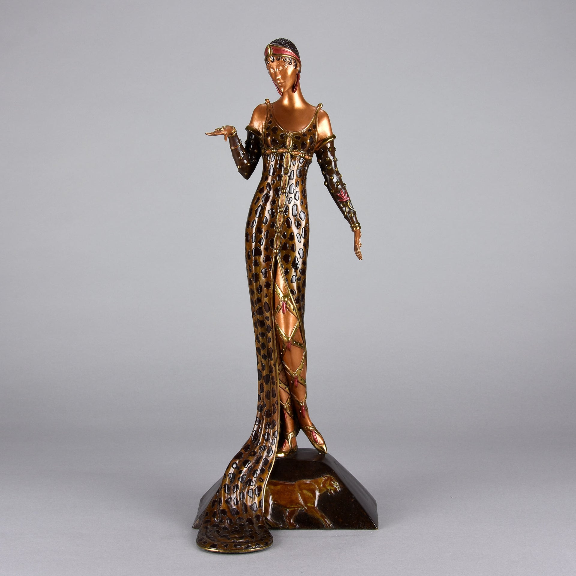 Erté Bronze Sculpture Julietta - Art Deco Bronze Sculpture -  Romain de Tirtoff Bronze Figure - Hickmet Fine Arts