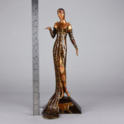 Erté Bronze Sculpture Julietta - Art Deco Bronze Sculpture -  Romain de Tirtoff Bronze Figure - Hickmet Fine Arts
