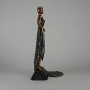 Erte L'Amour du Vin Bronze Sculpture