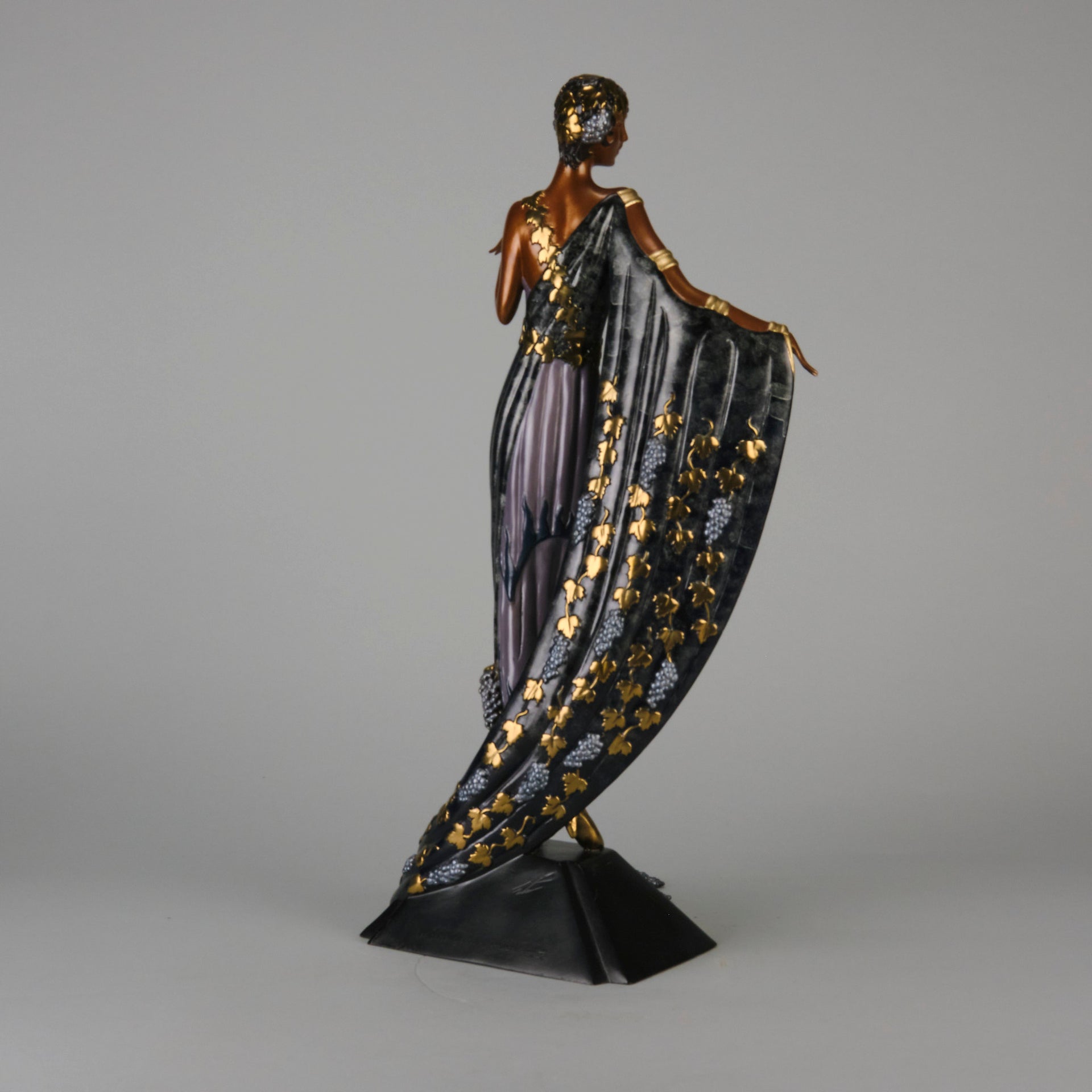Erte L'Amour du Vin Bronze Sculpture