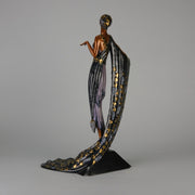 Erte L'Amour du Vin Bronze Sculpture
