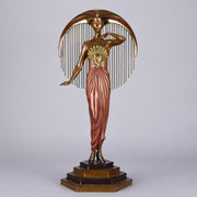 Erte Sculpture Le Soleil - Romain de Tirtoff Bronze Figure - Hickmet Fine Arts
