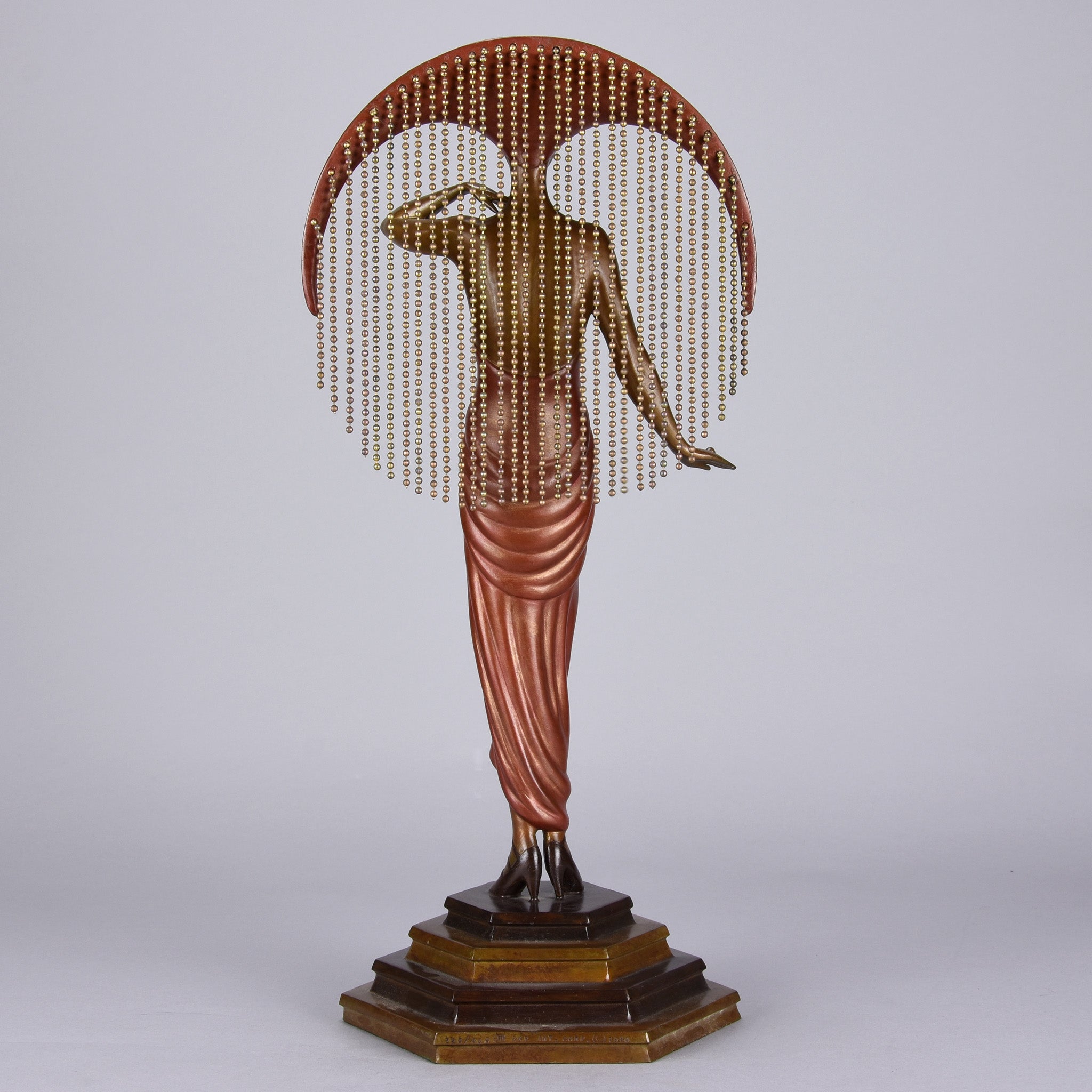 Erte Sculpture Le Soleil - Romain de Tirtoff Bronze Figure