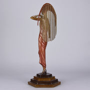 Erte Sculpture Le Soleil - Romain de Tirtoff Bronze Figure - Hickmet Fine Arts
