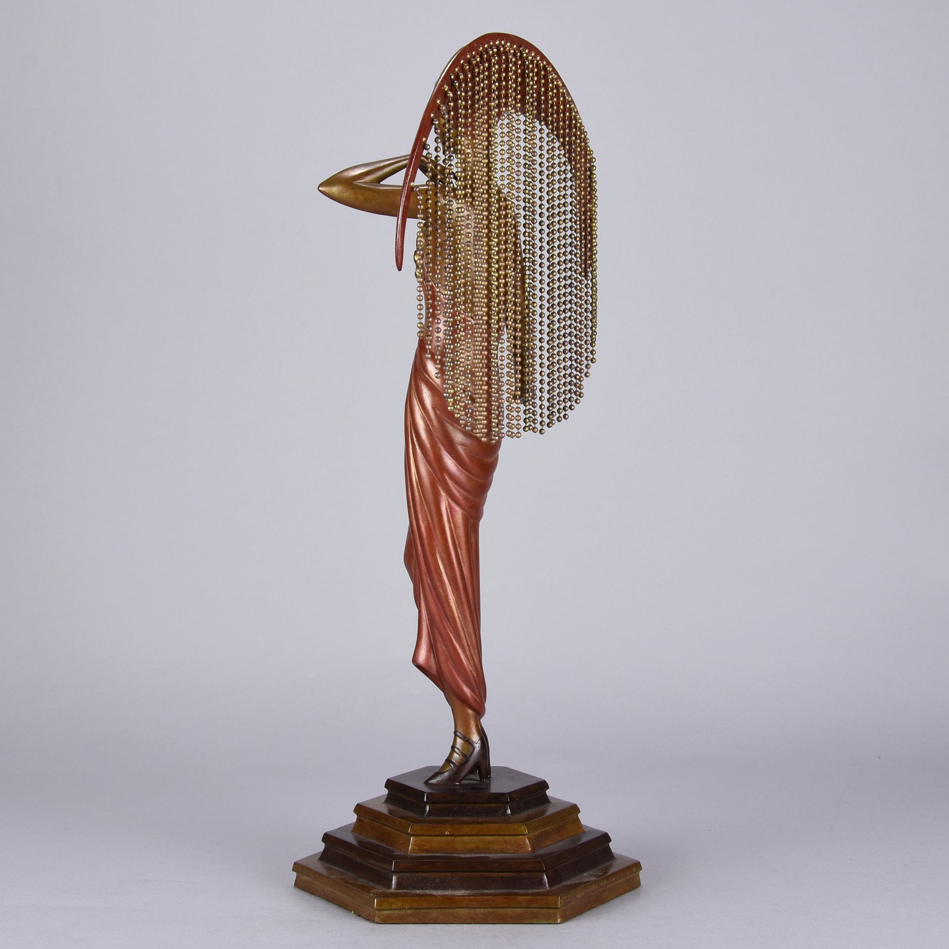 Erte Sculpture Le Soleil - Romain de Tirtoff Bronze Figure - Hickmet Fine Arts