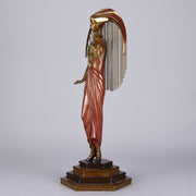 Erte Sculpture Le Soleil - Romain de Tirtoff Bronze Figure - Hickmet Fine Arts