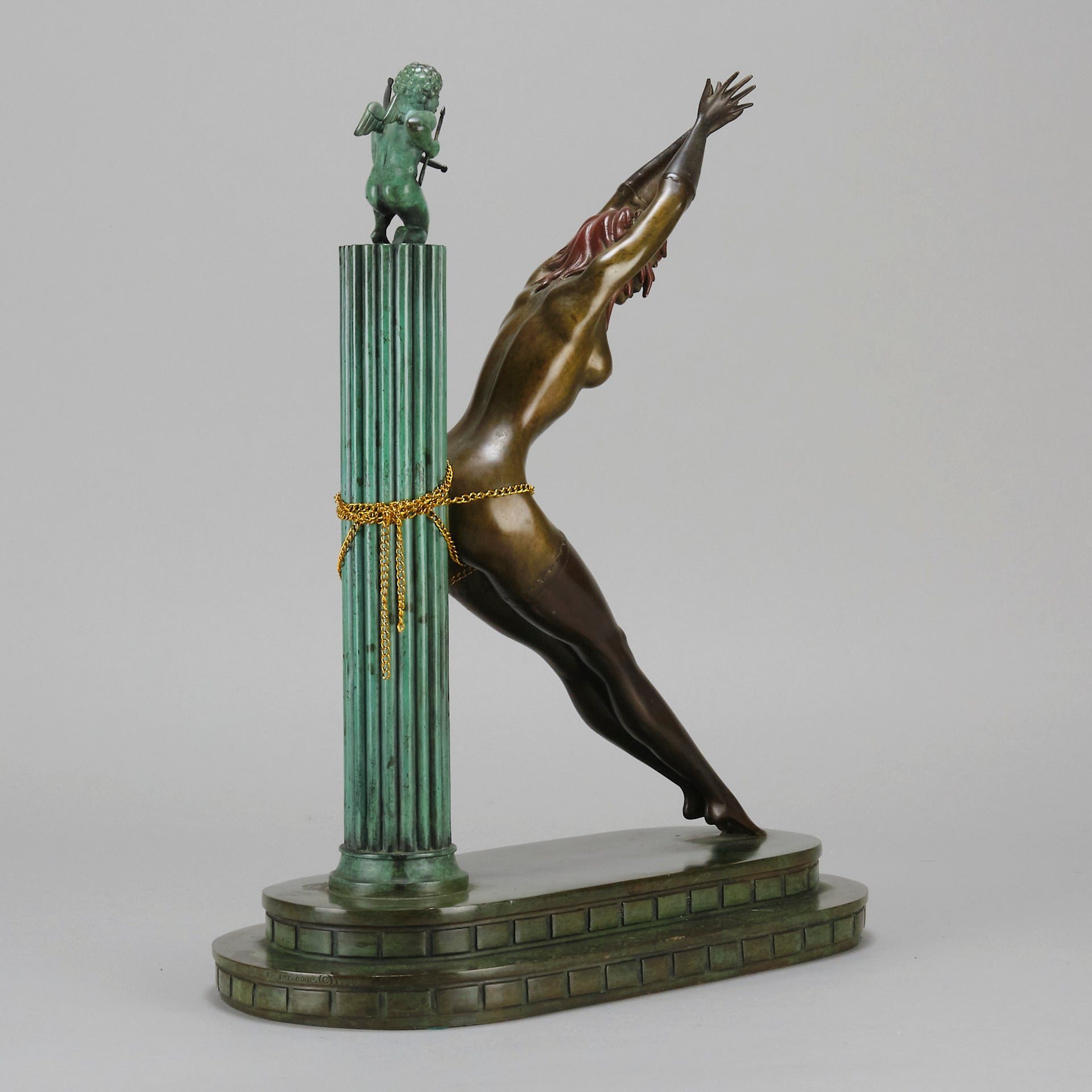 Erte Prisoner of Love - Limited Edition Bronze - Hickmet Fine Arts