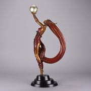 Erte Bronze Sculpture The Globe - Romain de Tirtoff Bronze Figure - Hickmet Fine Arts