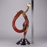 Erte Bronze Sculpture The Globe - Romain de Tirtoff Bronze Figure - Hickmet Fine Arts