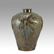 Erte Vase - Oriental Mystery Bronze Vase - Hickmet Fine Arts