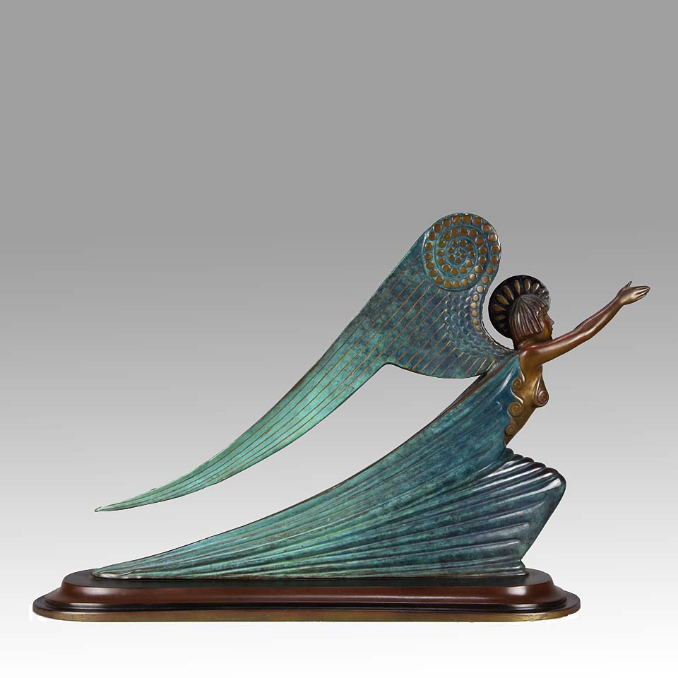 Erté “Angel” Limited Edition Art Deco Bronze