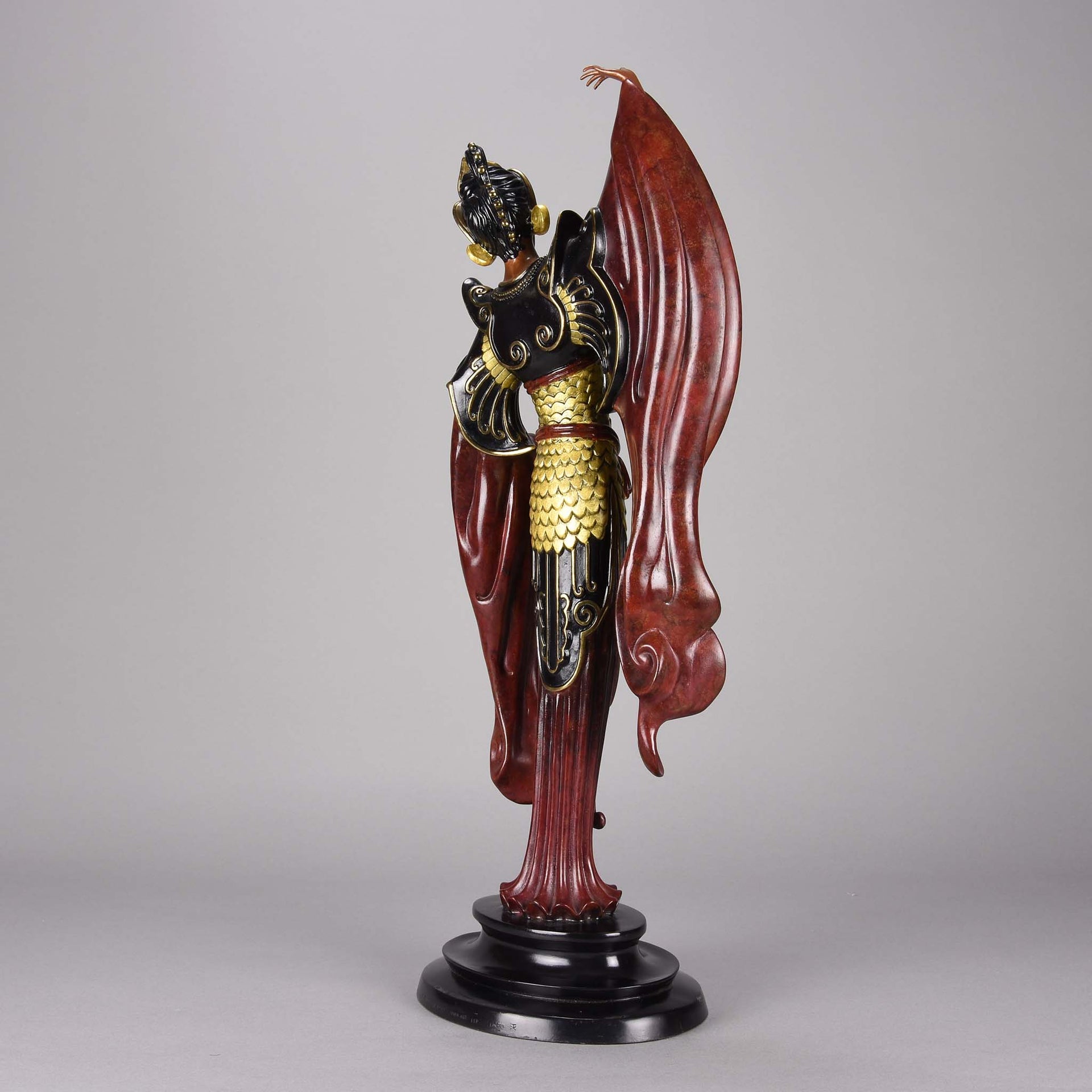 Erté Bronze Chinese Legend - Romain de Tirtoff Bronze Sculpture Figure - Hickmet Fine Arts