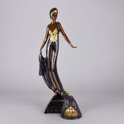 Erté Bronze Sculpture La Tosca - Romain de Tirtoff Bronze Figure - Hickmet Fine Arts