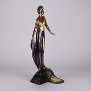 Erté Bronze Sculpture La Tosca - Romain de Tirtoff Bronze Figure - Hickmet Fine Arts