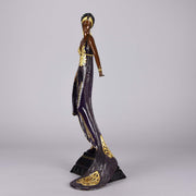 Erté Bronze Sculpture La Tosca - Romain de Tirtoff Bronze Figure - Hickmet Fine Arts