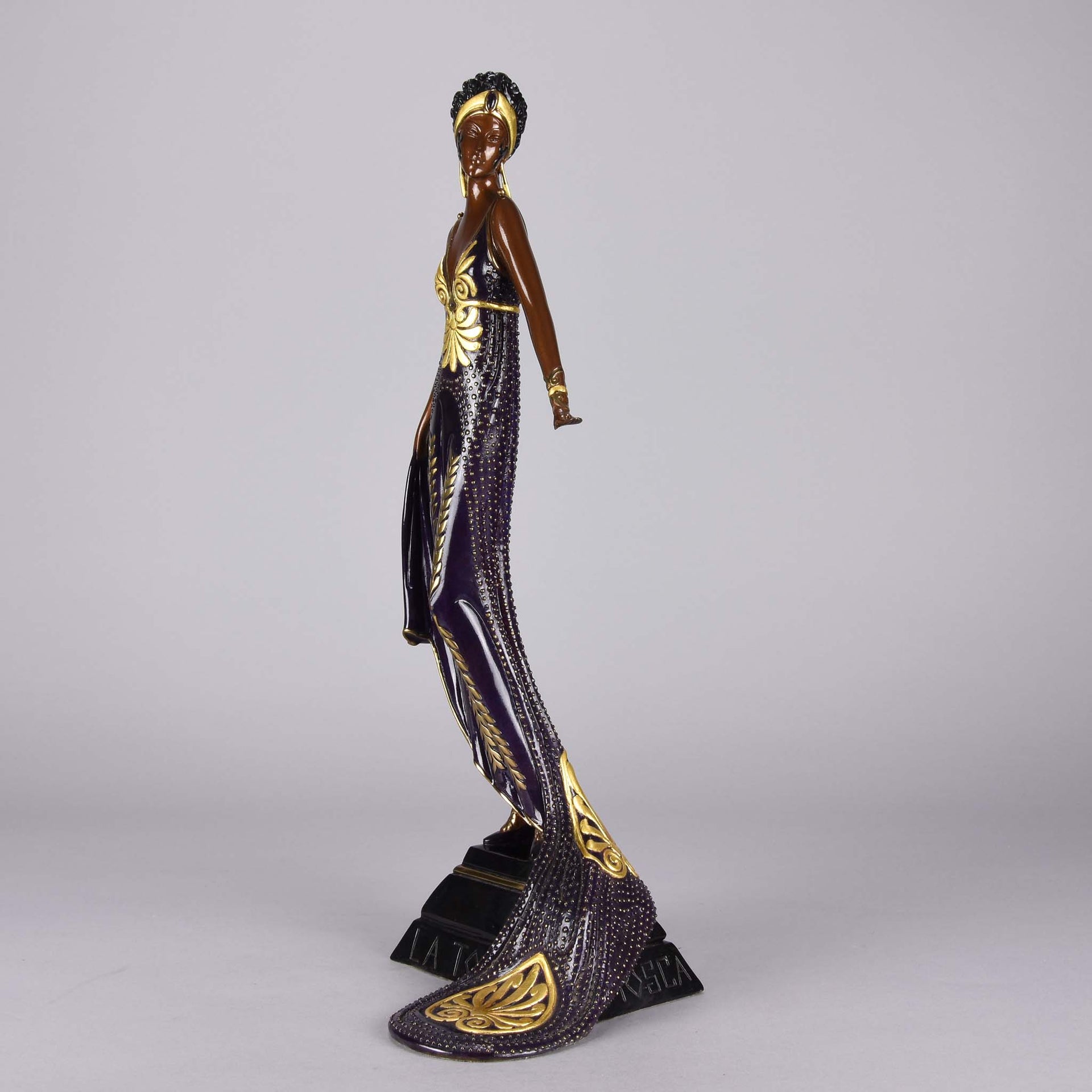 Erté Bronze Sculpture La Tosca - Romain de Tirtoff Bronze Figure - Hickmet Fine Arts