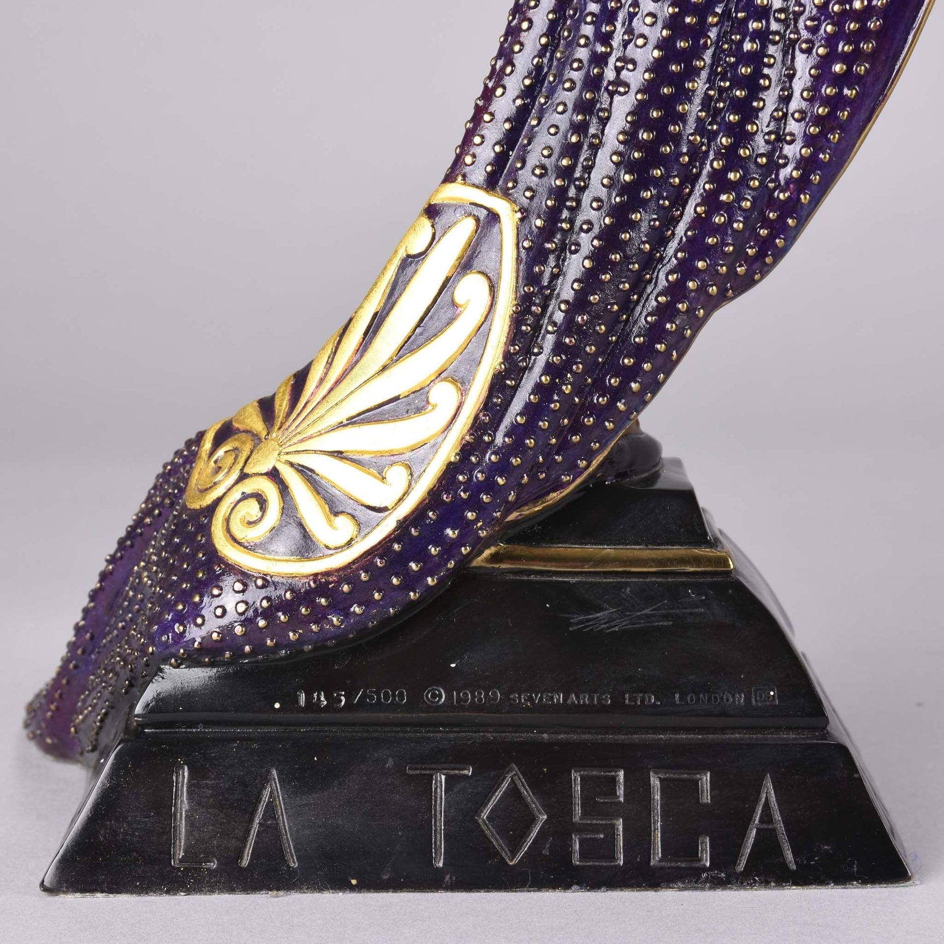 Erté Bronze Sculpture La Tosca - Romain de Tirtoff Bronze Figure - Hickmet Fine Arts