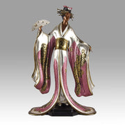 Erté Bronze Sculpture “Madame Butterfly” Limited Edition Art Deco Bronze
