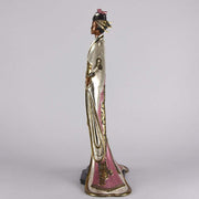 Erté Bronze Sculpture “Madame Butterfly” Limited Edition Art Deco Bronze
