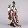 Erté Bronze Sculpture “Madame Butterfly” Limited Edition Art Deco Bronze
