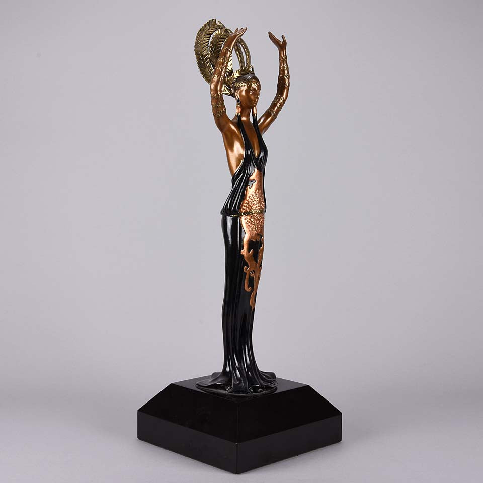 Erte Bronze Triumph - Romain de Tirtoff Bronze Figure - Hickmet Fine Arts