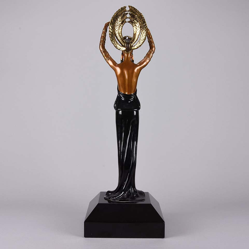 Erte Bronze Triumph - Romain de Tirtoff Bronze Figure - Hickmet Fine Arts