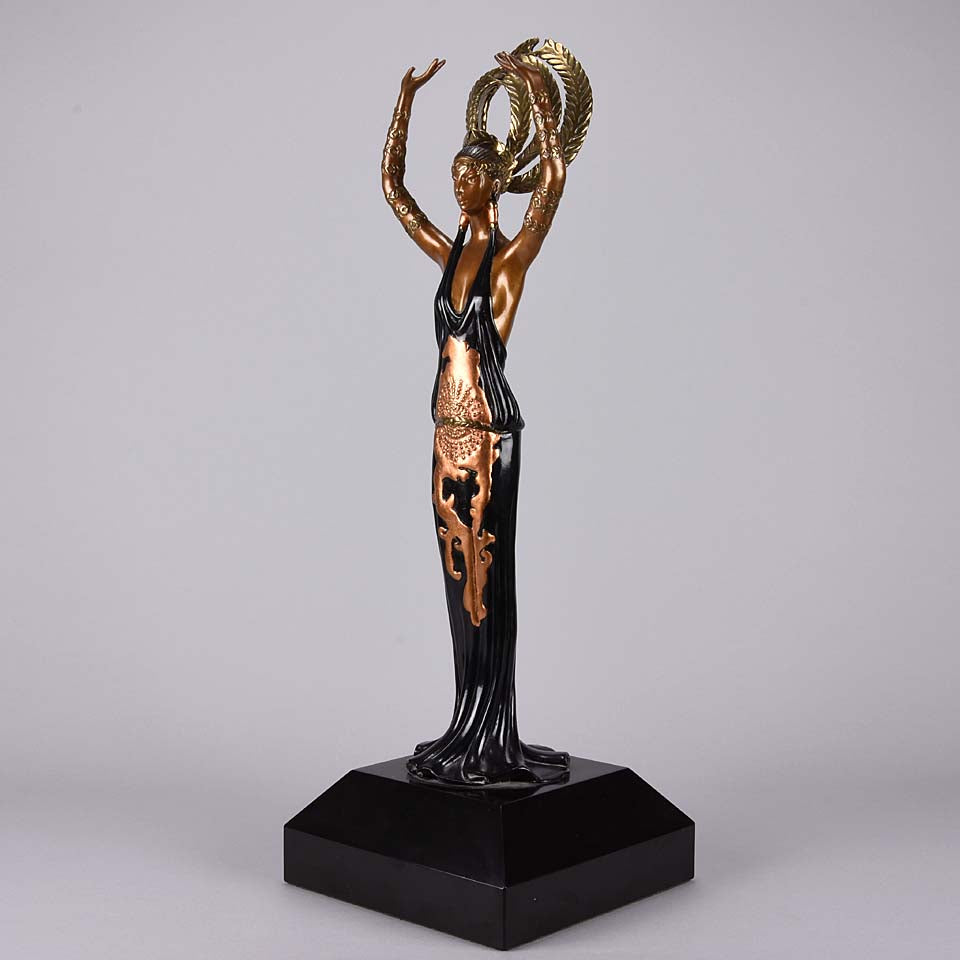 Erte Bronze Triumph - Romain de Tirtoff Bronze Figure - Hickmet Fine Arts