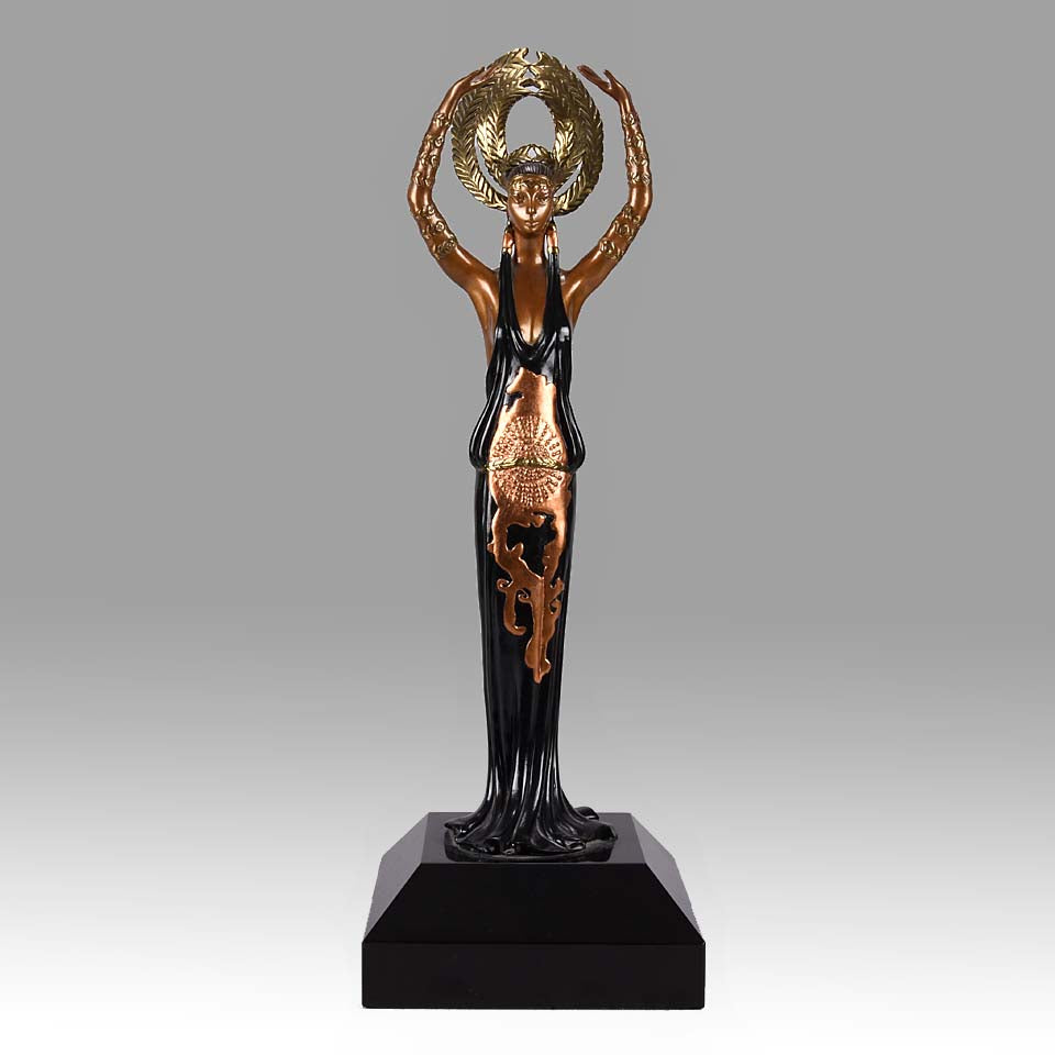 Erte Bronze Triumph - Romain de Tirtoff Bronze Figure - Hickmet Fine Arts