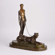 Erte Panther Limited Edition Art Deco Bronze