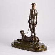 Erte Panther Limited Edition Art Deco Bronze