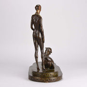 Erte Panther Limited Edition Art Deco Bronze