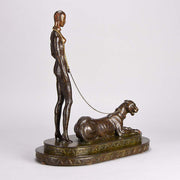 Erte Panther Limited Edition Art Deco Bronze