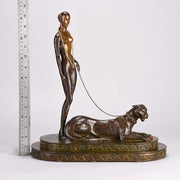 Erte Panther Limited Edition Art Deco Bronze