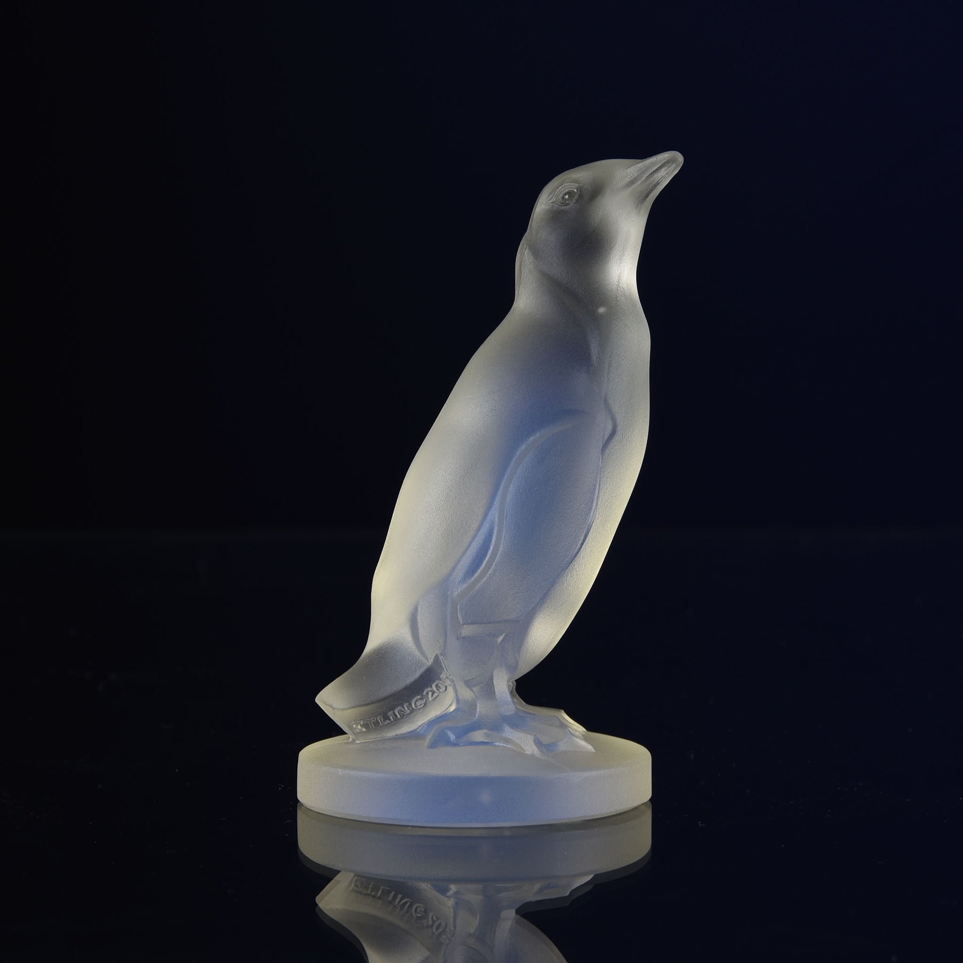 Etling Glass - Standing Penguin - Hickmet Fine Arts 