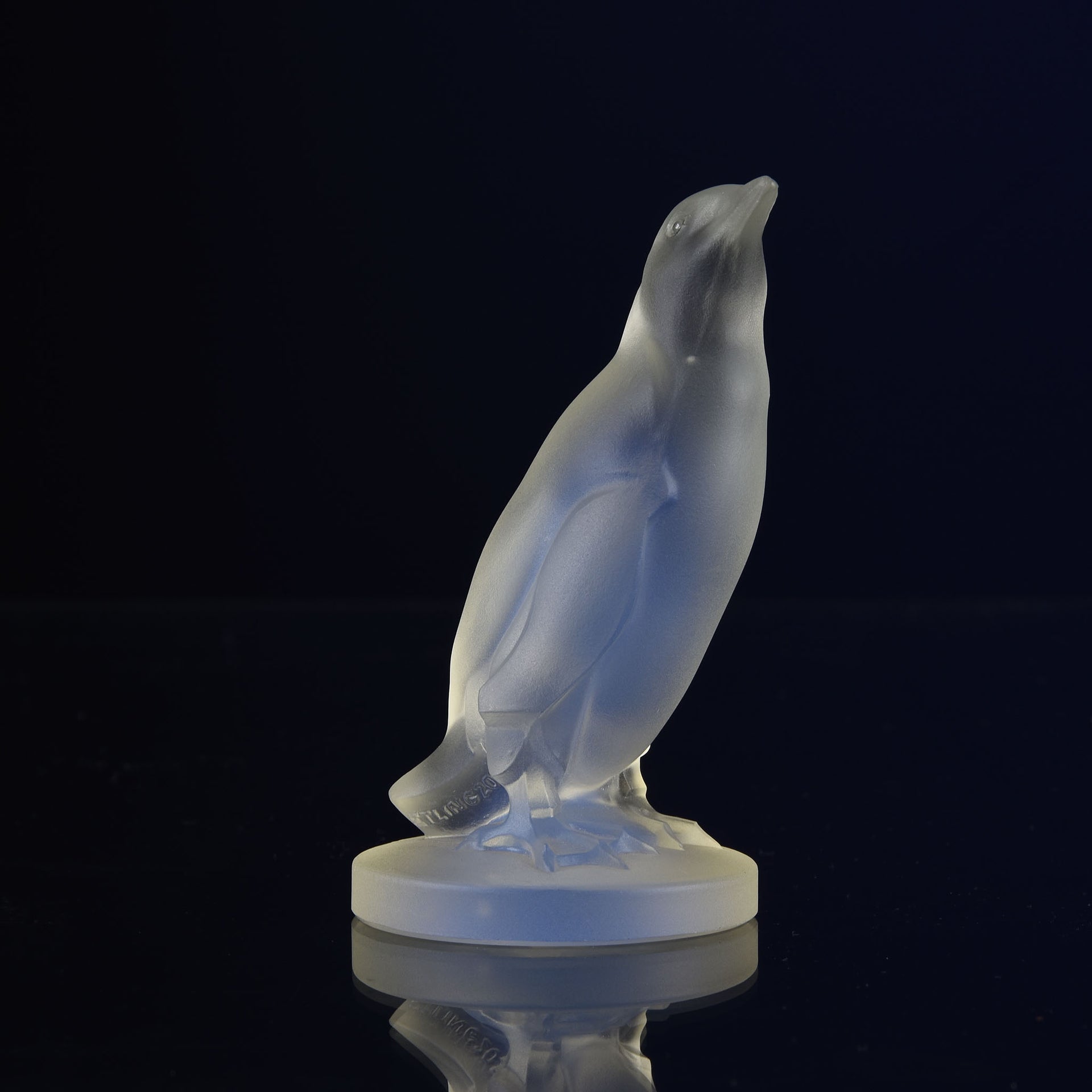 Etling Glass - Standing Penguin - Hickmet Fine Arts 