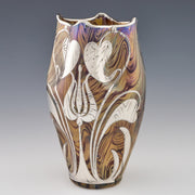 Pallme Konig Art Nouveau Silvered Vase
