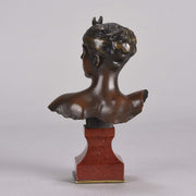 Falguiere Bronze Diana - Art Nouveau Bronze - Hickmet Fine Arts 