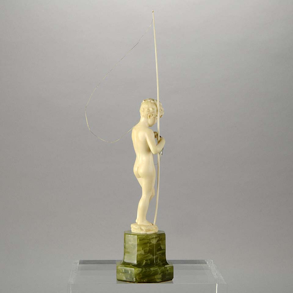 Preiss Fisher Boy Art Deco Sculpture