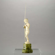 Preiss Fisher Boy Art Deco Sculpture