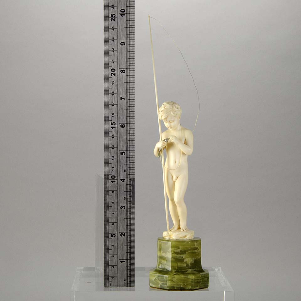Preiss Fisher Boy Art Deco Sculpture