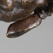 Pautrot Rabbit - Lapin Assis - Animaliers by Ferdinand Pautrot - Antique Bronze - Hickmet Fine Arts