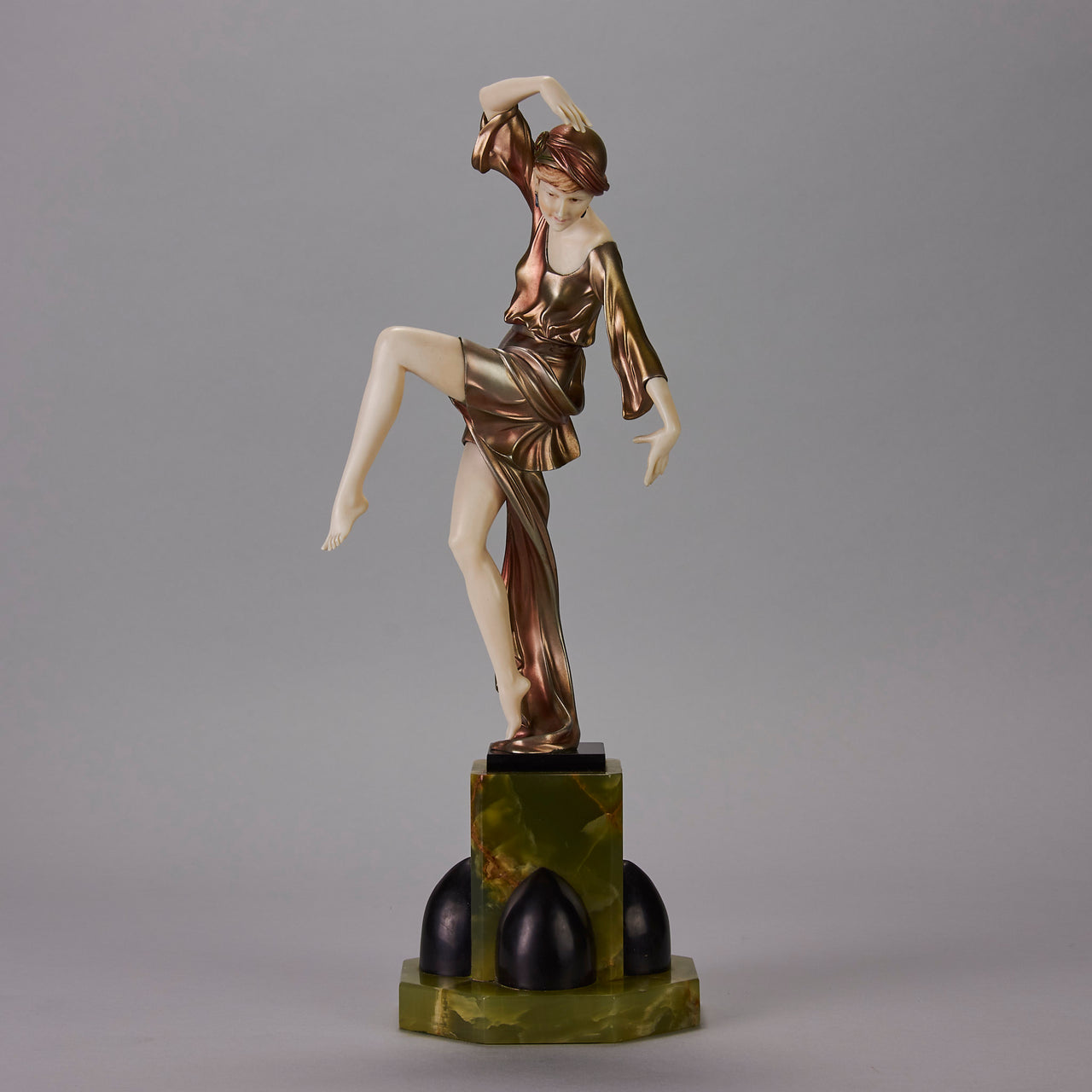 Ferdinand Preiss Art Deco Dancer - Art Deco sculptures for sale - Deco Bronze - Hickmet Fine Arts