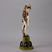 Ferdinand Preiss Art Deco Dancer - Art Deco sculptures for sale - Deco Bronze - Hickmet Fine Arts