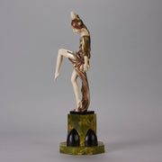 Ferdinand Preiss Art Deco Dancer - Art Deco sculptures for sale - Deco Bronze - Hickmet Fine Arts