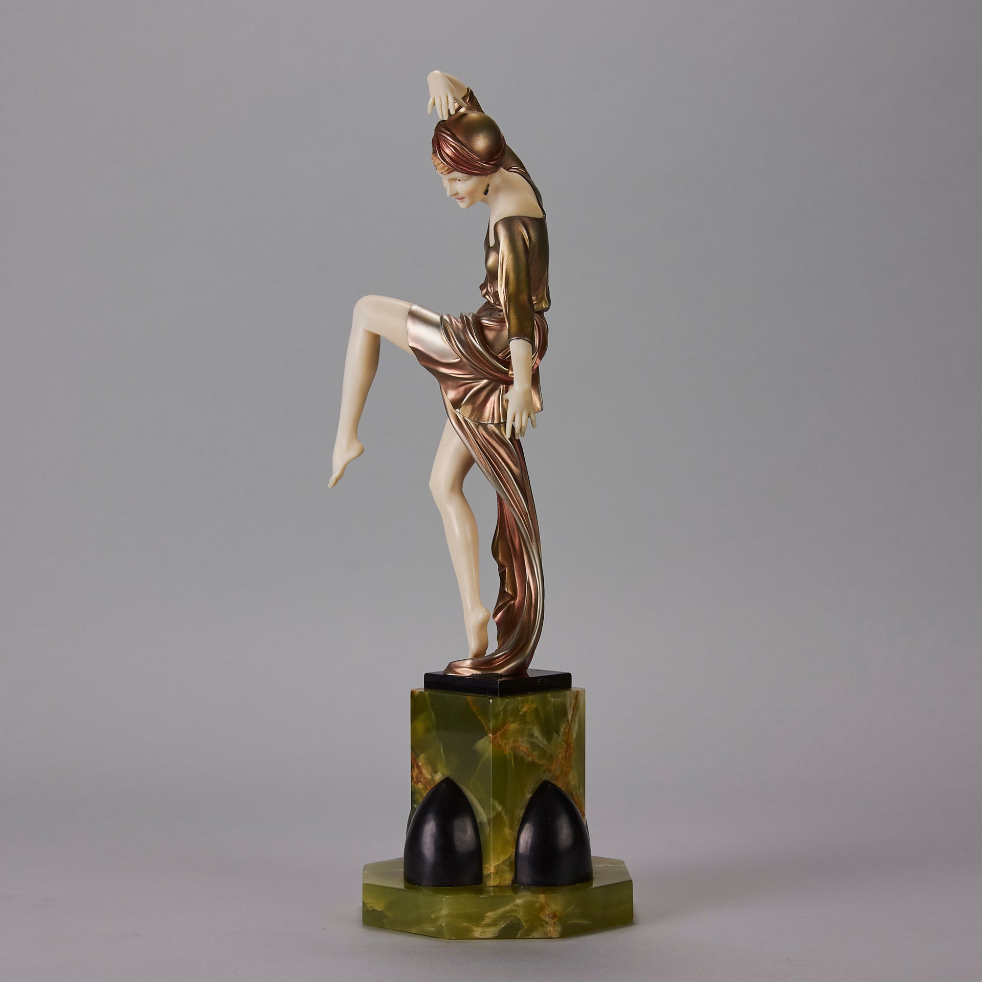 Ferdinand Preiss Art Deco Dancer - Art Deco sculptures for sale - Deco Bronze - Hickmet Fine Arts