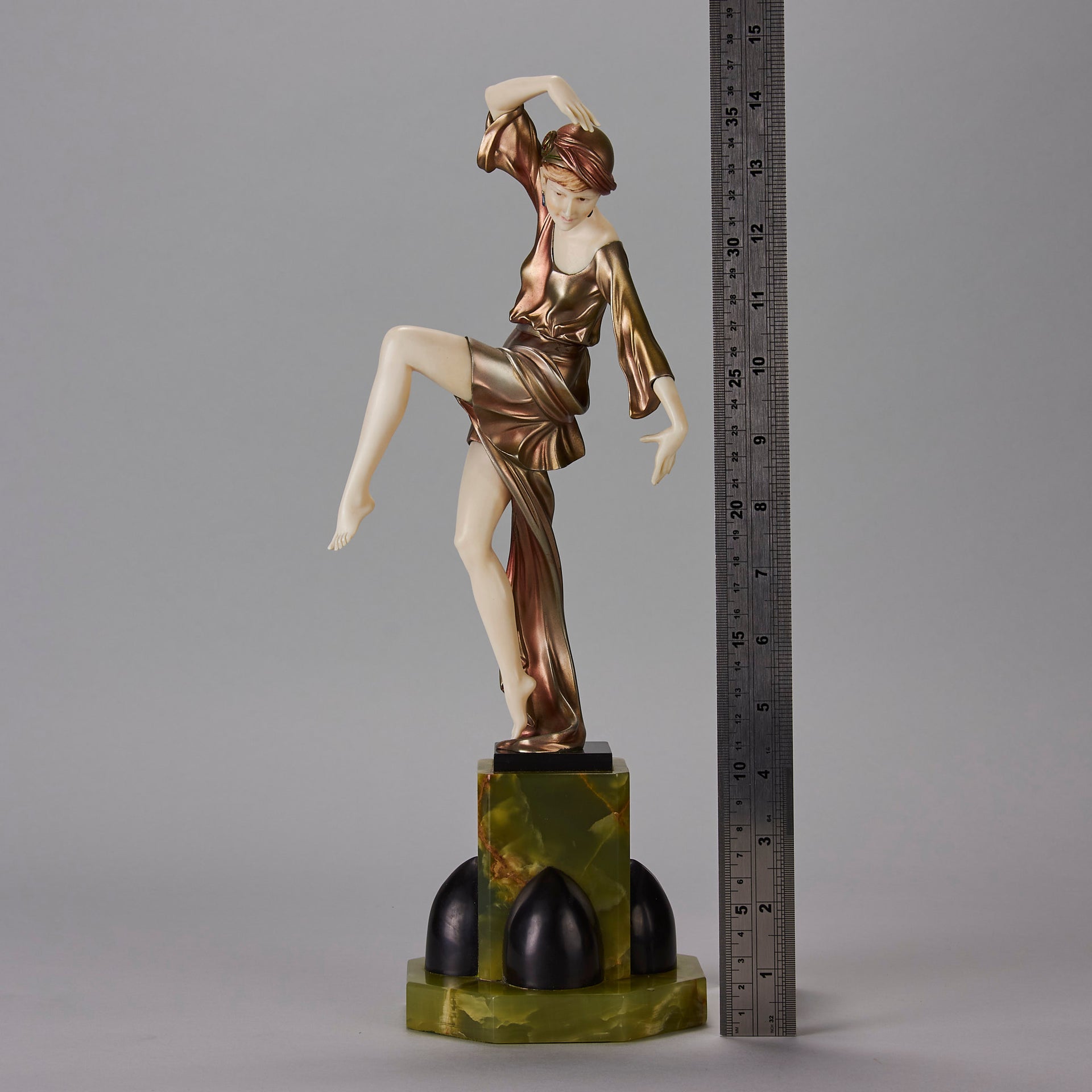 Ferdinand Preiss Art Deco Dancer - Art Deco sculptures for sale - Deco Bronze - Hickmet Fine Arts